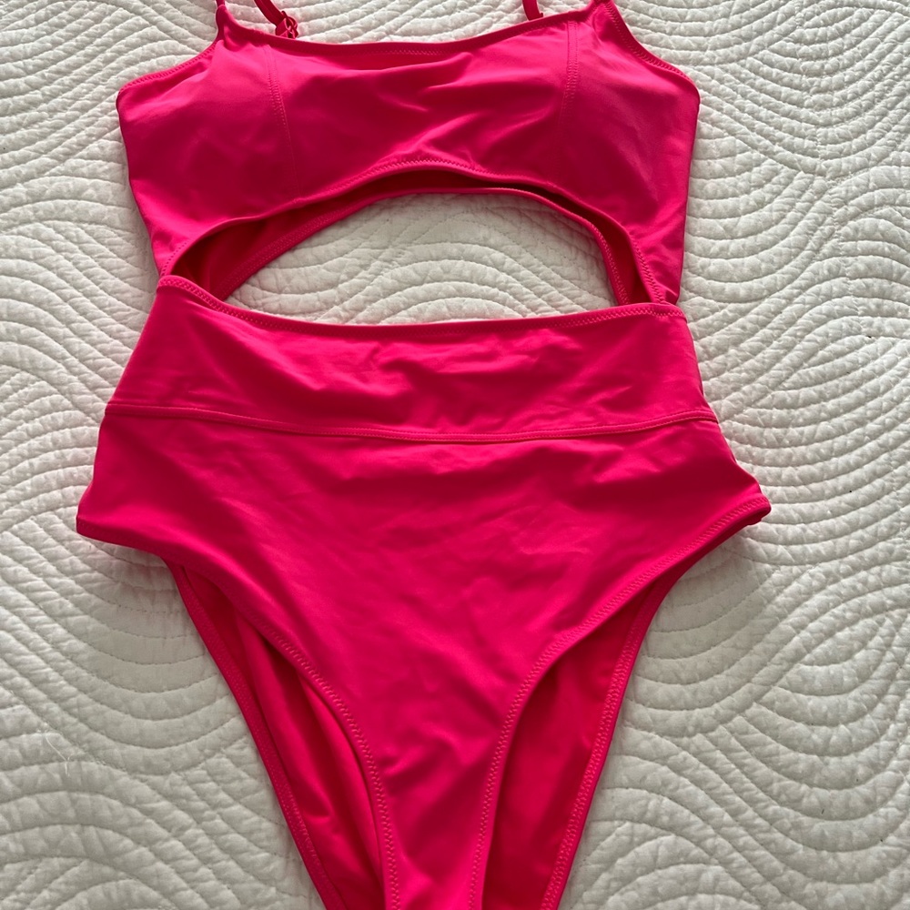Aerie Bright Pink Swimwear